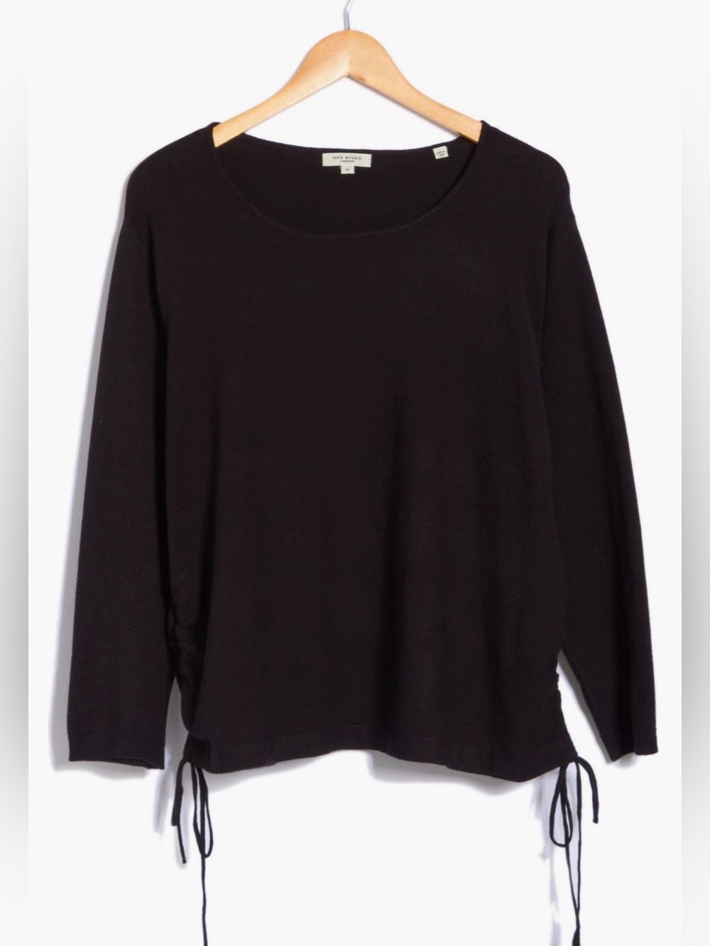 Max Studio Cinching Side Tie Pullover Sweater Plus Size NWT